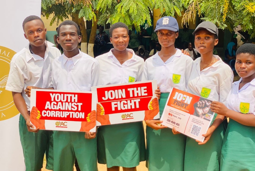 Youth Rising Against Corruption: OSP Lights Up Christian Methodist Senior High School